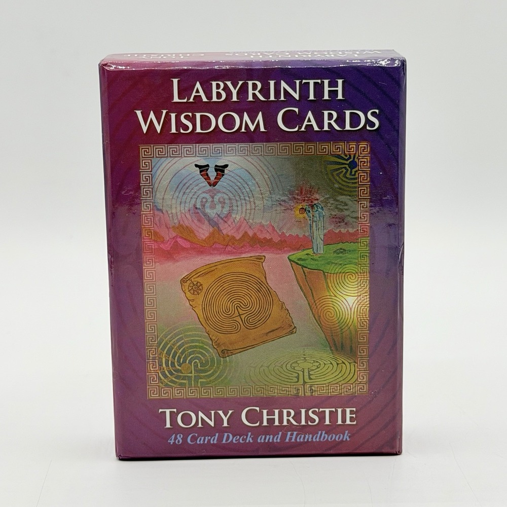 Labyrinth Wisdom Cards Tony Christie 48 Card Deck Handbook 2012 First Print